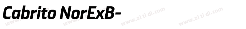 Cabrito NorExB字体转换 Cabrito NorExB字体转换